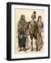 Maronite of Lebanon (Left), Armed Zeibek, and Christian Lebanese Woman-null-Framed Giclee Print