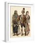 Maronite of Lebanon (Left), Armed Zeibek, and Christian Lebanese Woman-null-Framed Giclee Print