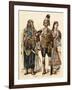 Maronite of Lebanon (Left), Armed Zeibek, and Christian Lebanese Woman-null-Framed Giclee Print