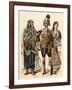 Maronite of Lebanon (Left), Armed Zeibek, and Christian Lebanese Woman-null-Framed Giclee Print