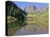 Maroon Bells, Aspen, Colorado, Rocky Mountains, USA-Jean Brooks-Stretched Canvas