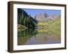 Maroon Bells, Aspen, Colorado, Rocky Mountains, USA-Jean Brooks-Framed Photographic Print