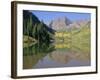 Maroon Bells, Aspen, Colorado, Rocky Mountains, USA-Jean Brooks-Framed Photographic Print