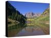Maroon Bells, Aspen, Colorado, United States of America, North America-Jean Brooks-Stretched Canvas