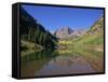 Maroon Bells, Aspen, Colorado, United States of America, North America-Jean Brooks-Framed Stretched Canvas