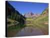 Maroon Bells, Aspen, Colorado, United States of America, North America-Jean Brooks-Stretched Canvas