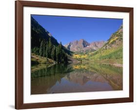 Maroon Bells, Aspen, Colorado, United States of America, North America-Jean Brooks-Framed Photographic Print