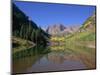 Maroon Bells, Aspen, Colorado, United States of America, North America-Jean Brooks-Mounted Photographic Print