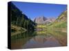 Maroon Bells, Aspen, Colorado, United States of America, North America-Jean Brooks-Stretched Canvas