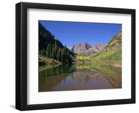 Maroon Bells, Aspen, Colorado, United States of America, North America-Jean Brooks-Framed Photographic Print