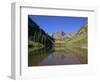 Maroon Bells, Aspen, Colorado, United States of America, North America-Jean Brooks-Framed Photographic Print