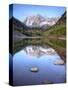 Maroon Bells From Maroon Lake, Maroon Bells-Snowmass Wilderness, Colorado, USA-Jamie & Judy Wild-Stretched Canvas