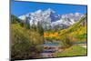 Maroon Bells in Fall-twildlife-Mounted Photographic Print