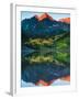 Maroon Bells Just as the Sun Was Rising-Brad Beck-Framed Photographic Print