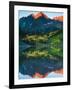 Maroon Bells Just as the Sun Was Rising-Brad Beck-Framed Photographic Print