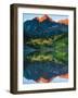 Maroon Bells Just as the Sun Was Rising-Brad Beck-Framed Photographic Print