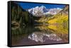 Maroon Bells Outside of Aspen, Colorado-Jason J. Hatfield-Framed Stretched Canvas