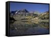 Maroon Bells Reflected in Crater Lake With Fall Color, White River National Forest, Colorado, USA-James Hager-Framed Stretched Canvas