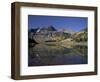 Maroon Bells Reflected in Crater Lake With Fall Color, White River National Forest, Colorado, USA-James Hager-Framed Photographic Print