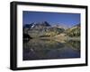 Maroon Bells Reflected in Crater Lake With Fall Color, White River National Forest, Colorado, USA-James Hager-Framed Photographic Print