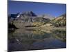 Maroon Bells Reflected in Crater Lake With Fall Color, White River National Forest, Colorado, USA-James Hager-Mounted Photographic Print