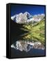 Maroon Bells Reflected in Maroon Lake, White River National Forest, Colorado, USA-Adam Jones-Framed Stretched Canvas