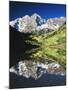 Maroon Bells Reflected in Maroon Lake, White River National Forest, Colorado, USA-Adam Jones-Mounted Photographic Print