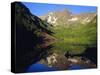 Maroon Bells Reflecting onto Lake-James Randklev-Stretched Canvas