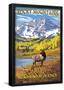 Maroon Bells - Rocky Mountain National Park-null-Framed Poster