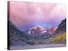 Maroon Bells Snowmass Wilderness at Dawn, Colorado, USA-Rob Tilley-Stretched Canvas