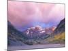 Maroon Bells Snowmass Wilderness at Dawn, Colorado, USA-Rob Tilley-Mounted Photographic Print