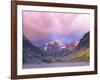 Maroon Bells Snowmass Wilderness at Dawn, Colorado, USA-Rob Tilley-Framed Photographic Print