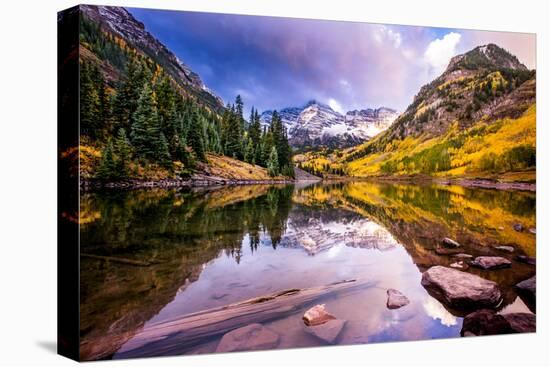 Maroon Bells-Dan Ballard-Stretched Canvas