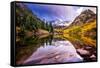 Maroon Bells-Dan Ballard-Framed Stretched Canvas