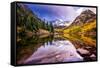 Maroon Bells-Dan Ballard-Framed Stretched Canvas