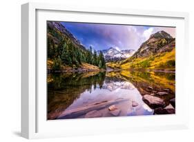 Maroon Bells-Dan Ballard-Framed Photographic Print