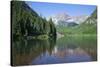 Maroon Lake and Maroon Bells Peaks in the background, Maroon Bells Scenic Area, Colorado, United St-Richard Maschmeyer-Stretched Canvas