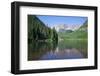 Maroon Lake and Maroon Bells Peaks in the background, Maroon Bells Scenic Area, Colorado, United St-Richard Maschmeyer-Framed Photographic Print