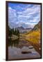 Maroon Lake in the White River National Forest Near Aspen, Colorado, Usa-Chuck Haney-Framed Photographic Print