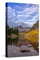 Maroon Lake in the White River National Forest Near Aspen, Colorado, Usa-Chuck Haney-Stretched Canvas