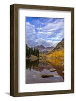 Maroon Lake in the White River National Forest Near Aspen, Colorado, Usa-Chuck Haney-Framed Photographic Print