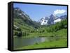 Maroon Lake Near Aspen, Colorado, United States of America, North America-Westwater Nedra-Framed Stretched Canvas