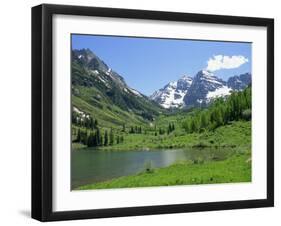 Maroon Lake Near Aspen, Colorado, United States of America, North America-Westwater Nedra-Framed Photographic Print