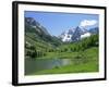 Maroon Lake Near Aspen, Colorado, United States of America, North America-Westwater Nedra-Framed Photographic Print