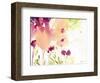 Maroon-Sheila Golden-Framed Art Print