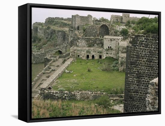 Marqab Castle, Syria, Middle East-David Poole-Framed Stretched Canvas