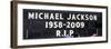 Marquee Tribute to Michael Jackson, Hotel near Staples Center, July 7, 2009-null-Framed Photographic Print