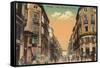 Marques de Larios Street, Malaga, Spain-null-Framed Stretched Canvas