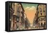 Marques de Larios Street, Malaga, Spain-null-Framed Stretched Canvas