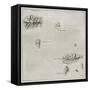 Marquesas Islands Old Map-marzolino-Framed Stretched Canvas